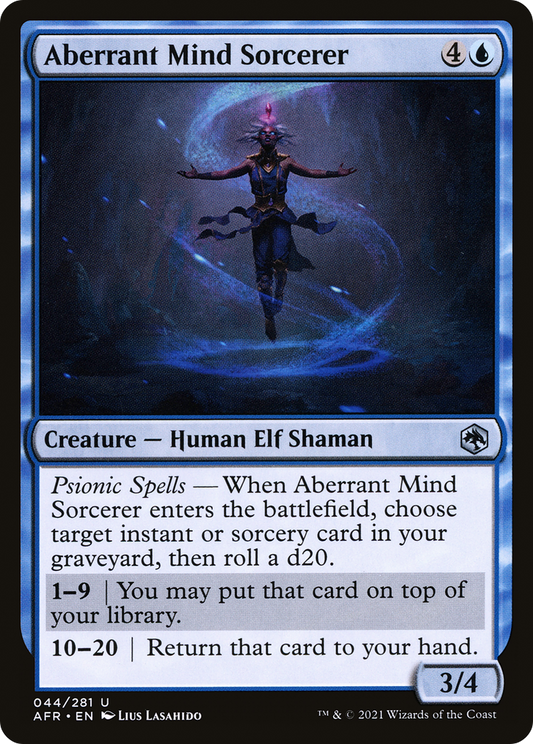 Aberrant Mind Sorcerer (AFR-044) - Adventures in the Forgotten Realms Foil