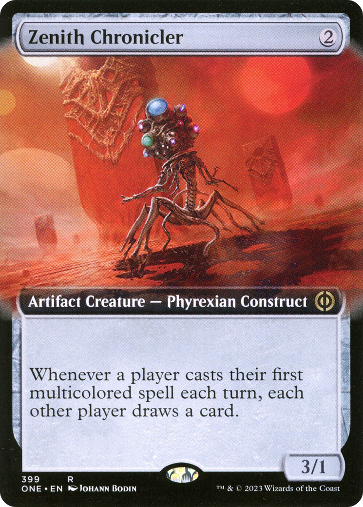 Zenith Chronicler (ONE-399) - Phyrexia: All Will Be One: (Extended Art) Foil