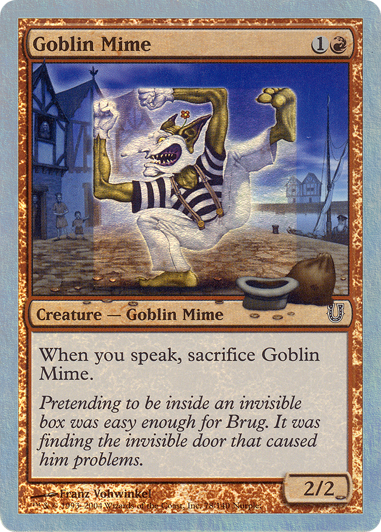 Goblin Mime (UNH-78★) - Unhinged Foil