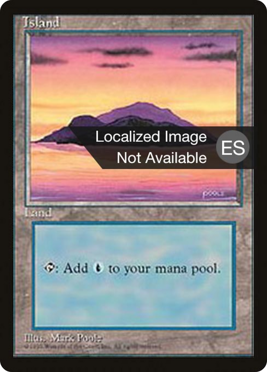 Island (4BB-367) - Fourth Edition Foreign Black Border