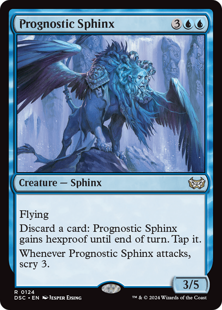 Prognostic Sphinx (DSC-124) - Duskmourn: House of Horror Commander