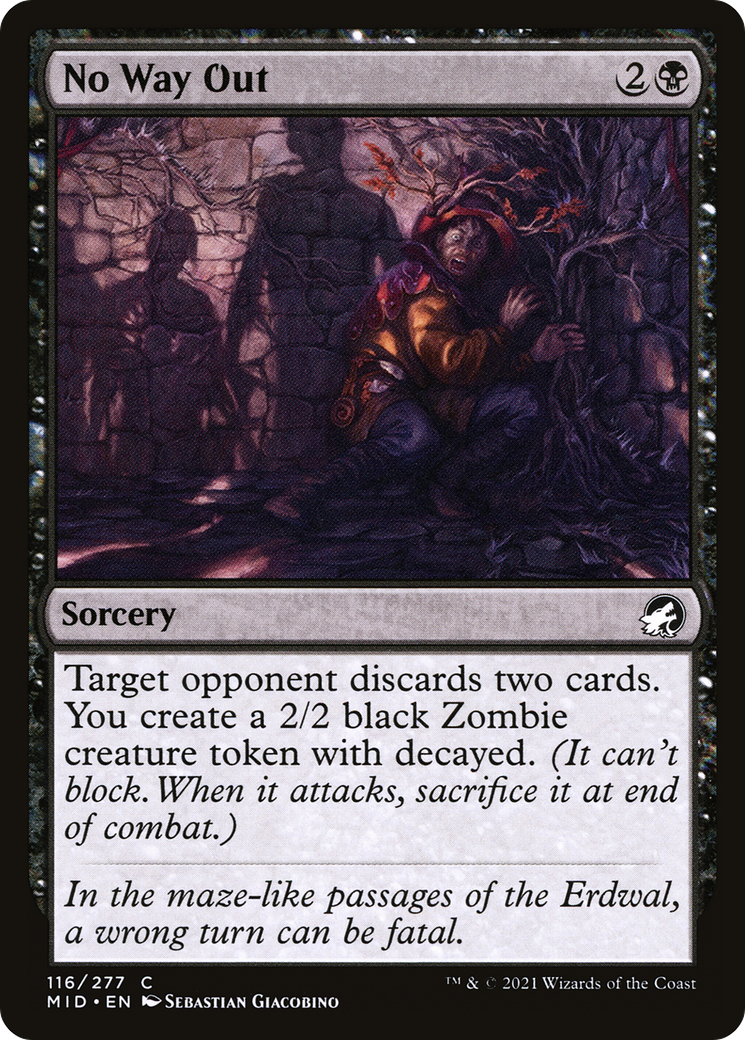No Way Out  (MID-116) - Innistrad: Midnight Hunt