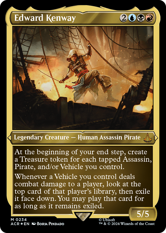 Edward Kenway (ACR-234) - Assassin's Creed Etched Foil