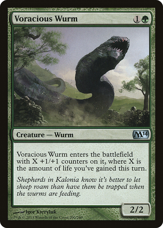 Voracious Wurm (M14-200) - Magic 2014