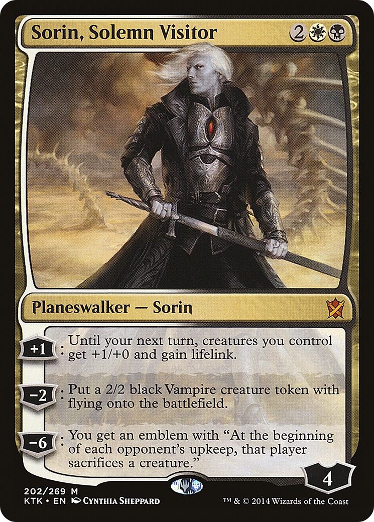 Sorin, Solemn Visitor (KTK-202) - Khans of Tarkir