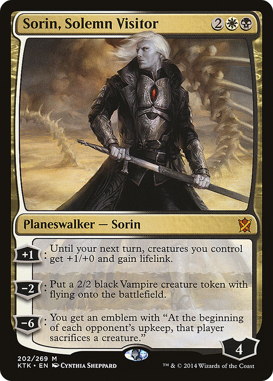 Sorin, Solemn Visitor (KTK-202) - Khans of Tarkir