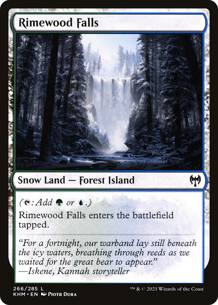 Rimewood Falls  (KHM-266) - Kaldheim: (snow)