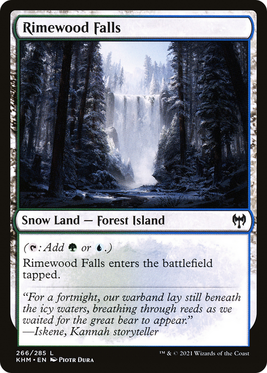 Rimewood Falls (KHM-266) - Kaldheim: (snow) Foil