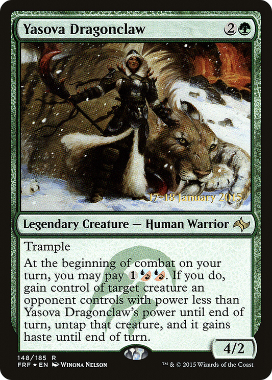 Yasova Dragonclaw (PFRF-148S) - Fate Reforged Promos Foil