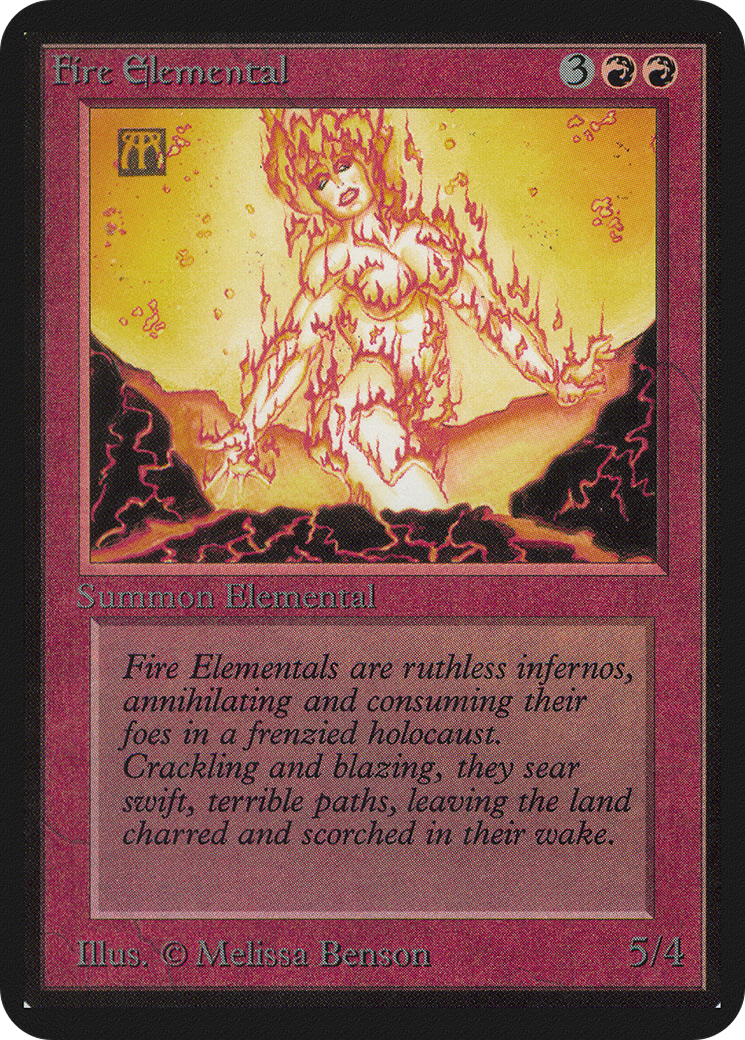 Fire Elemental (LEA-148) - Limited Edition Alpha