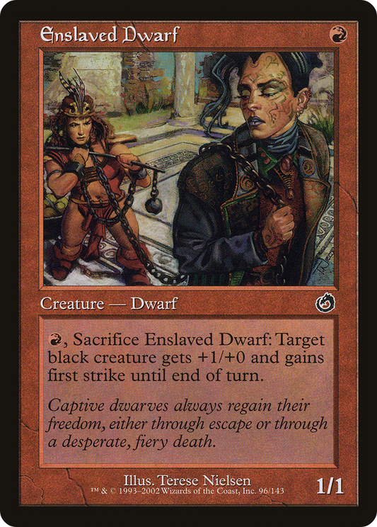 Enslaved Dwarf (TOR-096) - Torment Foil