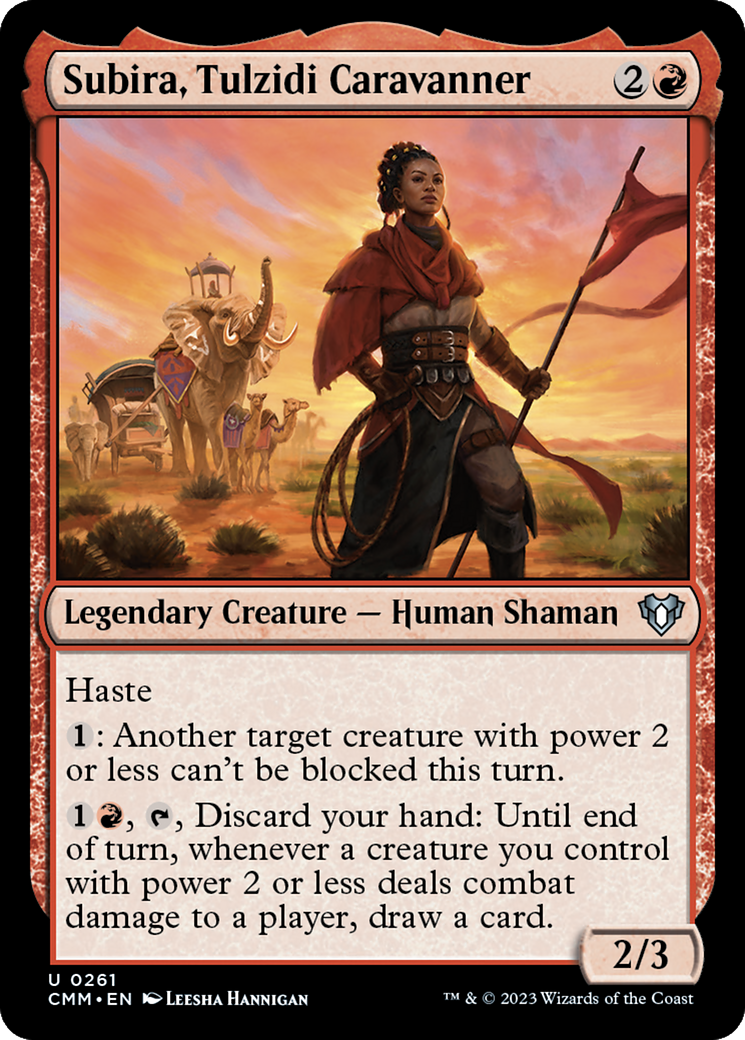 Subira, Tulzidi Caravanner (CMM-261) - Commander Masters Foil