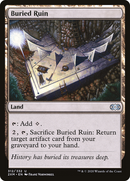 Buried Ruin (2XM-312) - Double Masters Foil