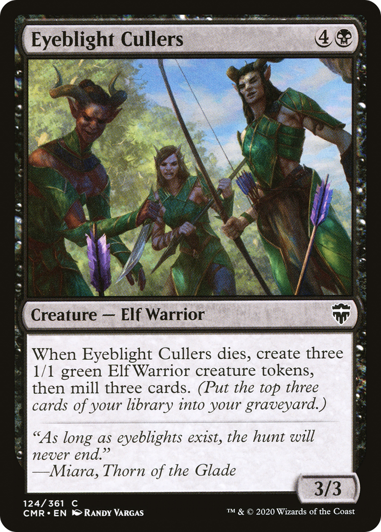 Eyeblight Cullers (CMR-124) - Commander Legends Foil