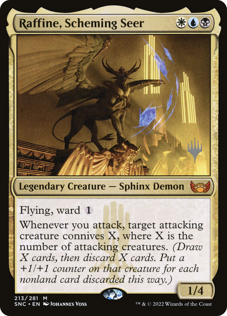 Raffine, Scheming Seer (PSNC-213P) - Streets of New Capenna Promos