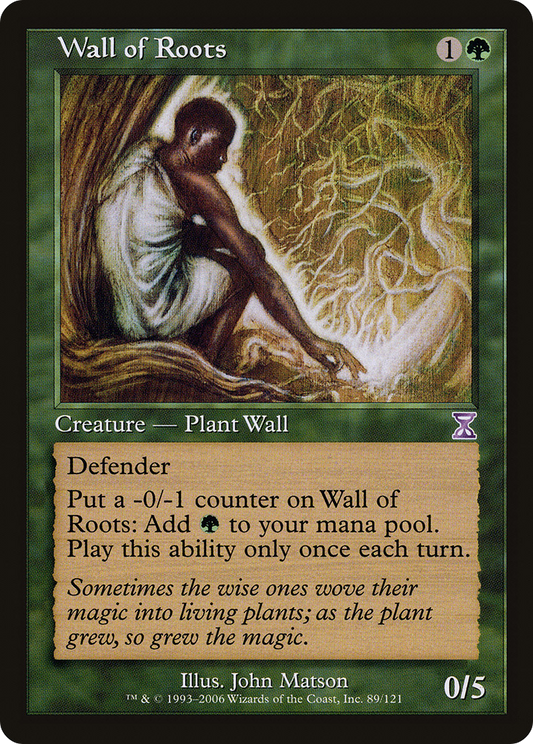 Wall of Roots (TSB-089) - Time Spiral Timeshifted Foil