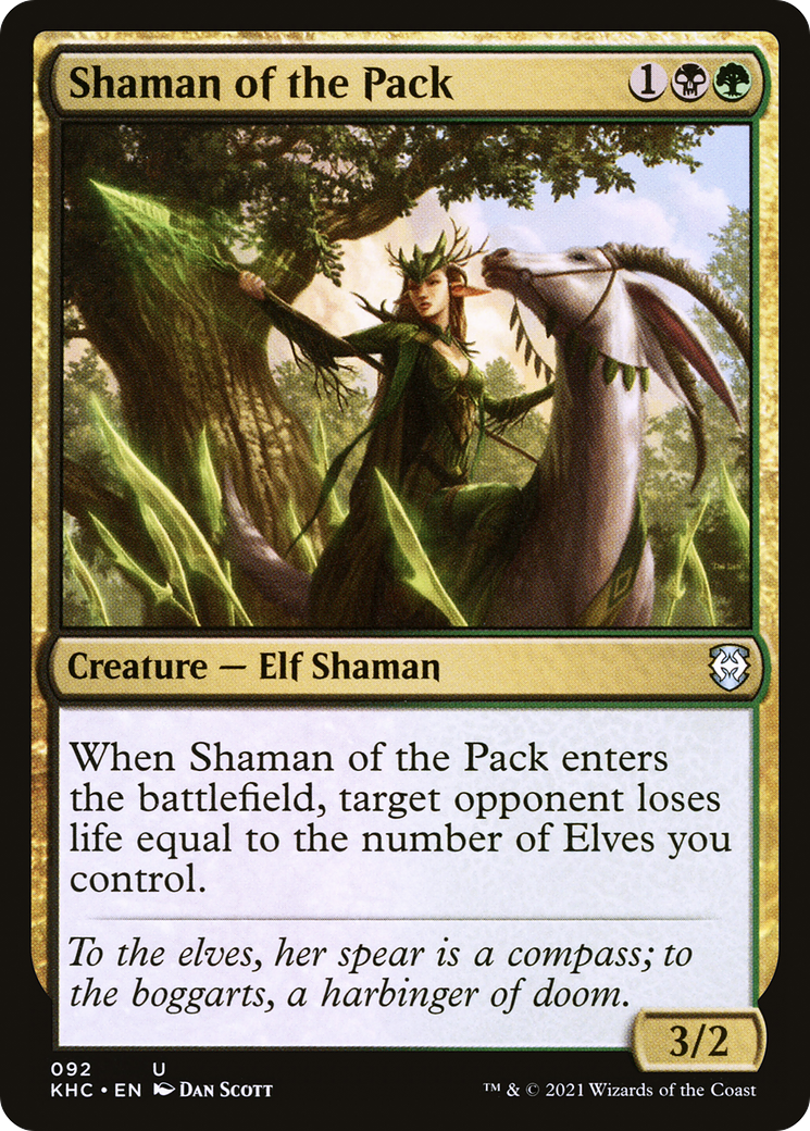 Shaman of the Pack (KHC-092) - Kaldheim Commander