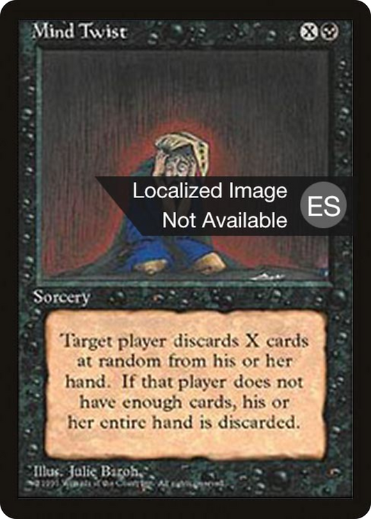 Mind Twist (4BB-147) - Fourth Edition Foreign Black Border