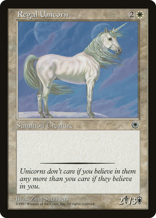 Regal Unicorn (POR-022) - Portal