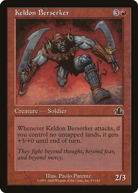 Keldon Berserker (PCY-093) - Prophecy Foil