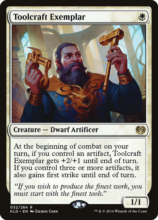 Toolcraft Exemplar (KLD-032) - Kaladesh Foil