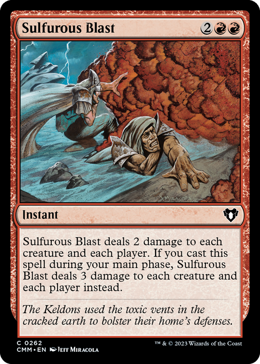 Sulfurous Blast (CMM-262) - Commander Masters