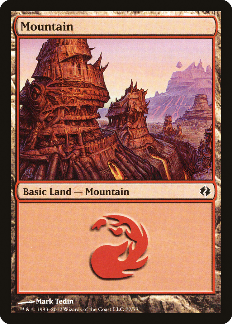 Mountain (DDI-077) - Duel Decks: Venser vs. Koth