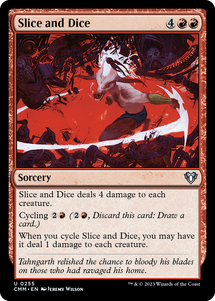 Slice and Dice (CMM-255) - Commander Masters Foil