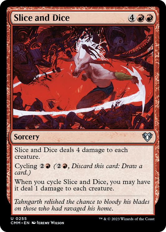 Slice and Dice (CMM-255) - Commander Masters Foil