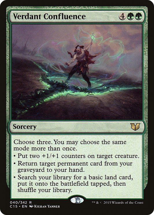 Verdant Confluence (C15-040) - Commander 2015