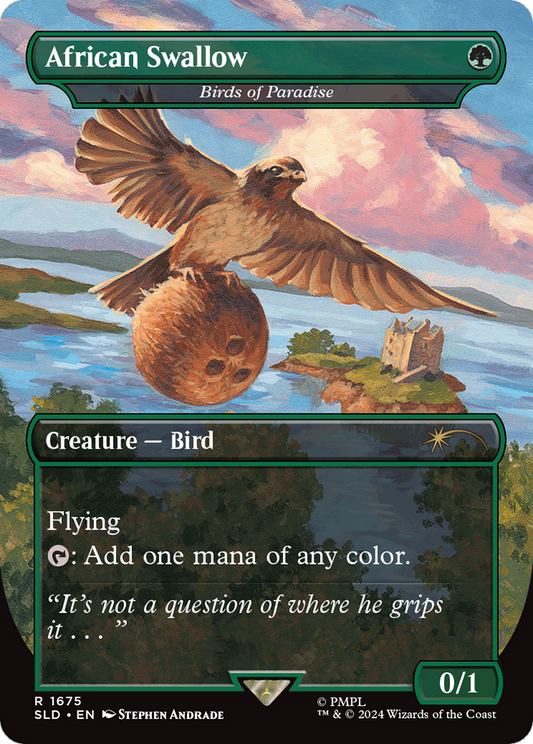 Birds of Paradise // Birds of Paradise (SLD-1675) - Secret Lair Drop / African Swallow Foil