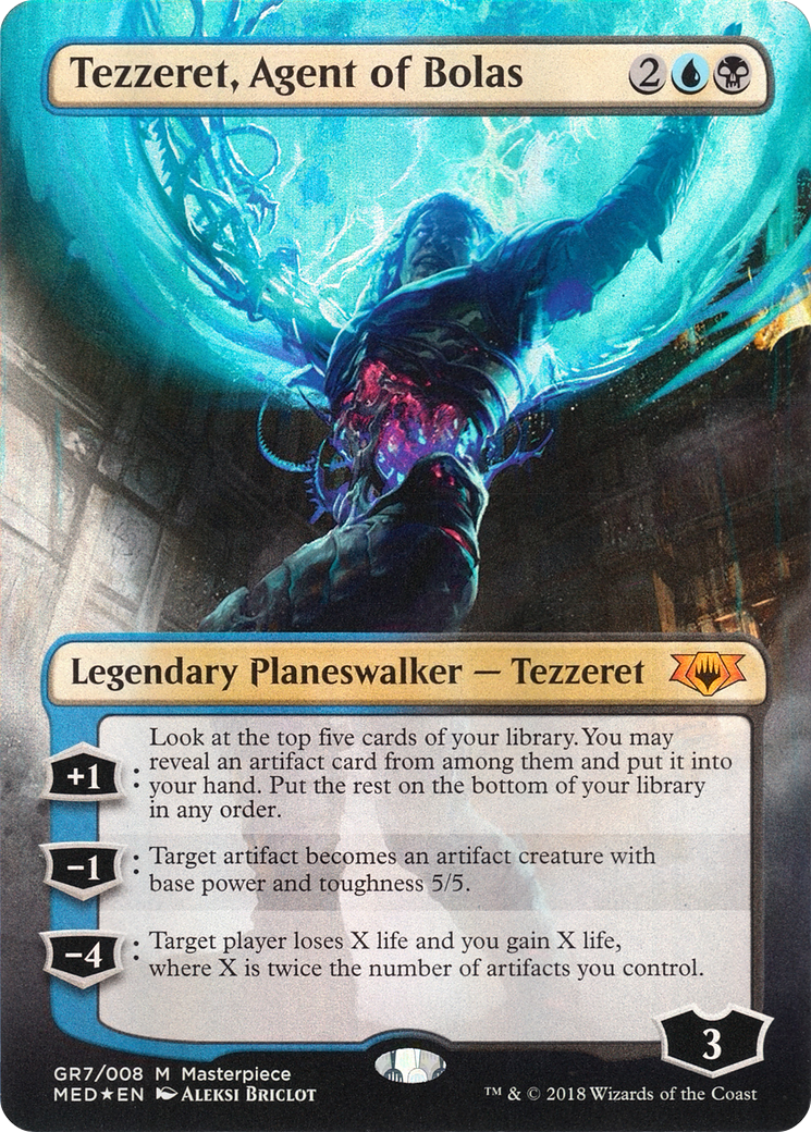 Tezzeret, Agent of Bolas (MED-GR7) - Mythic Edition (Borderless) Foil