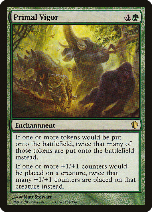 Primal Vigor (C13-162) - Commander 2013