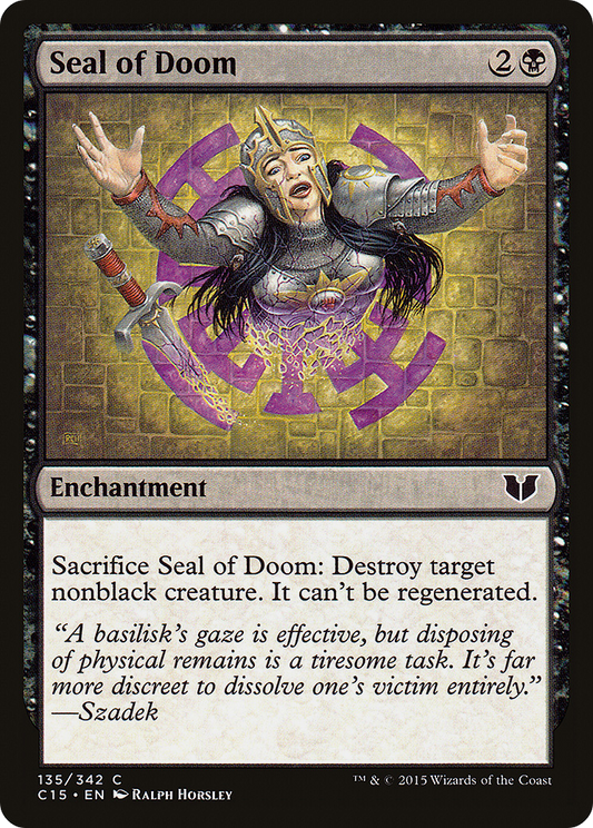 Seal of Doom (C15-135) - Commander 2015