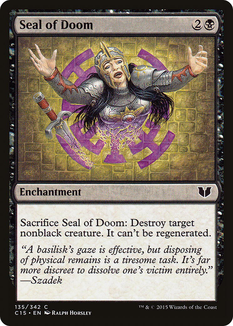 Seal of Doom (C15-135) - Commander 2015