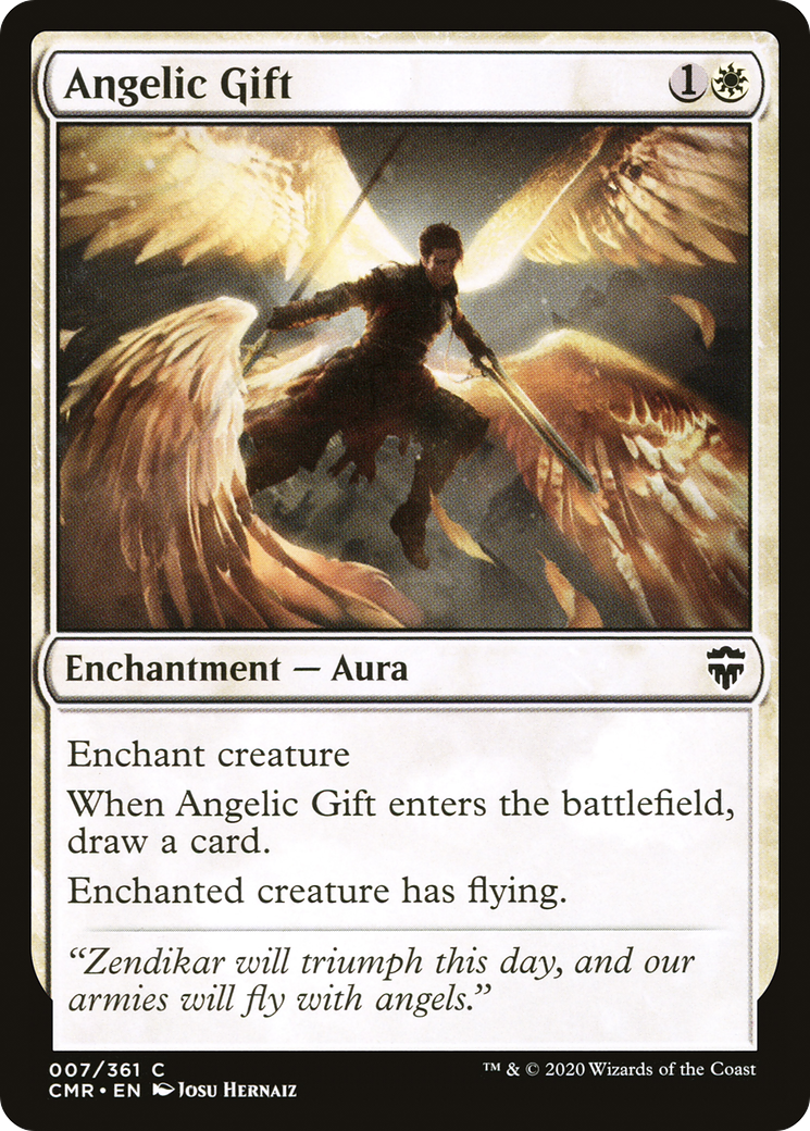 Angelic Gift (CMR-007) - Commander Legends Foil