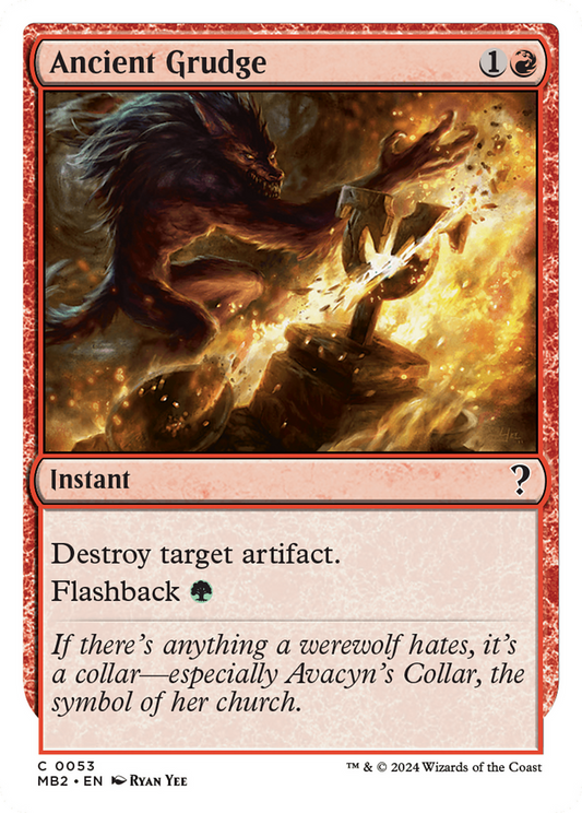 Ancient Grudge (MB2-053) - Mystery Booster 2