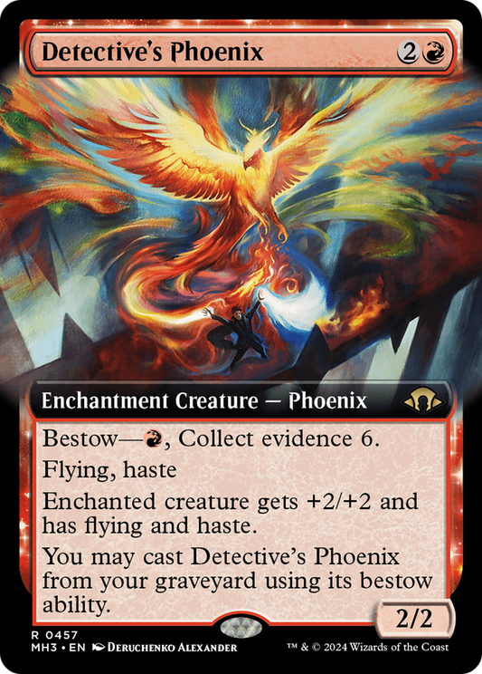 Detective's Phoenix (Extended Art) (MH3-457) - Modern Horizons 3: (Extended Art)