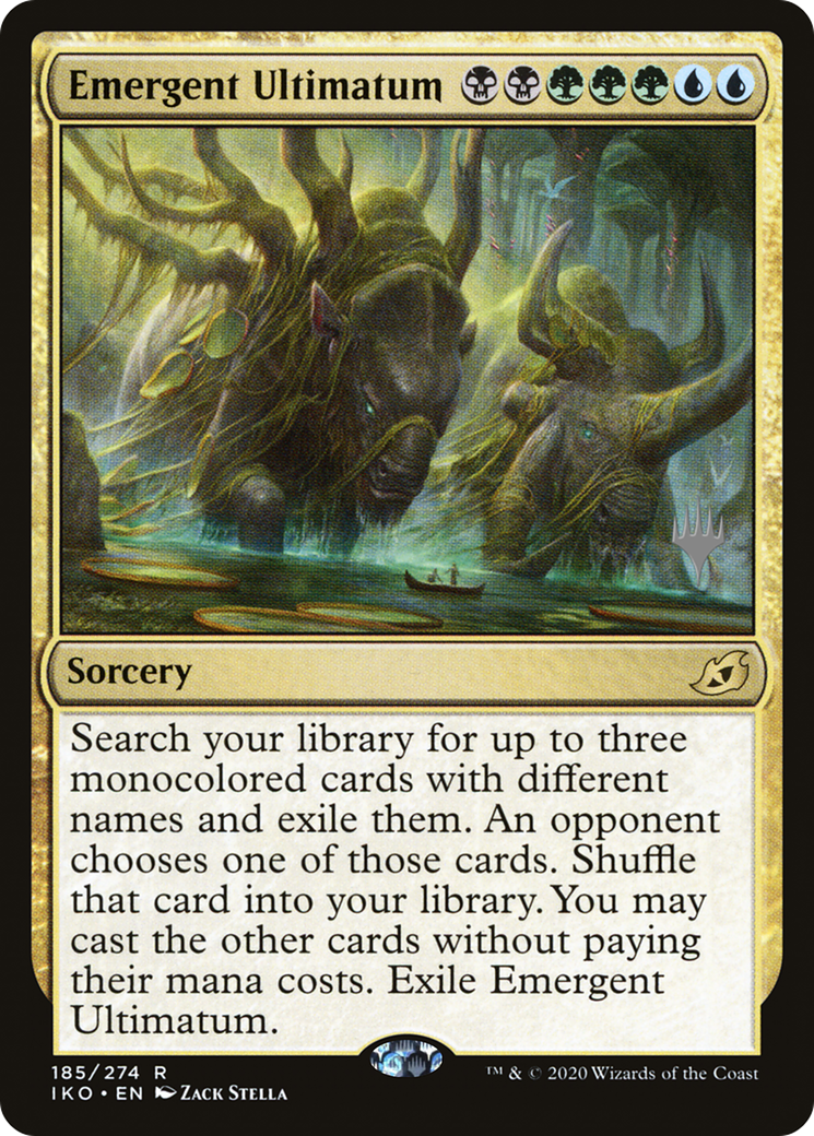 Emergent Ultimatum (PPIKO-185P) - Ikoria: Lair of Behemoths Promos (Promo Pack) Foil