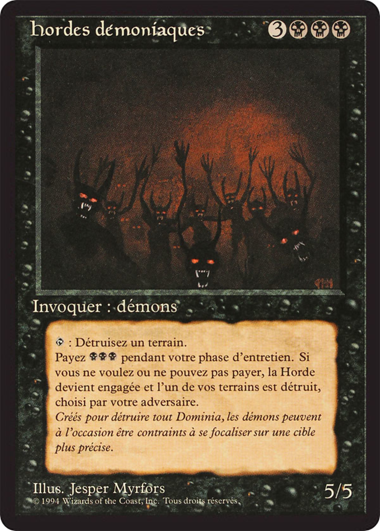 Demonic Hordes (FBB-104) - Foreign Black Border