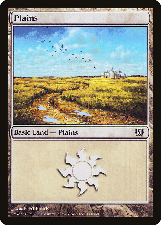 Plains (8ED-334★) - Eighth Edition Foil