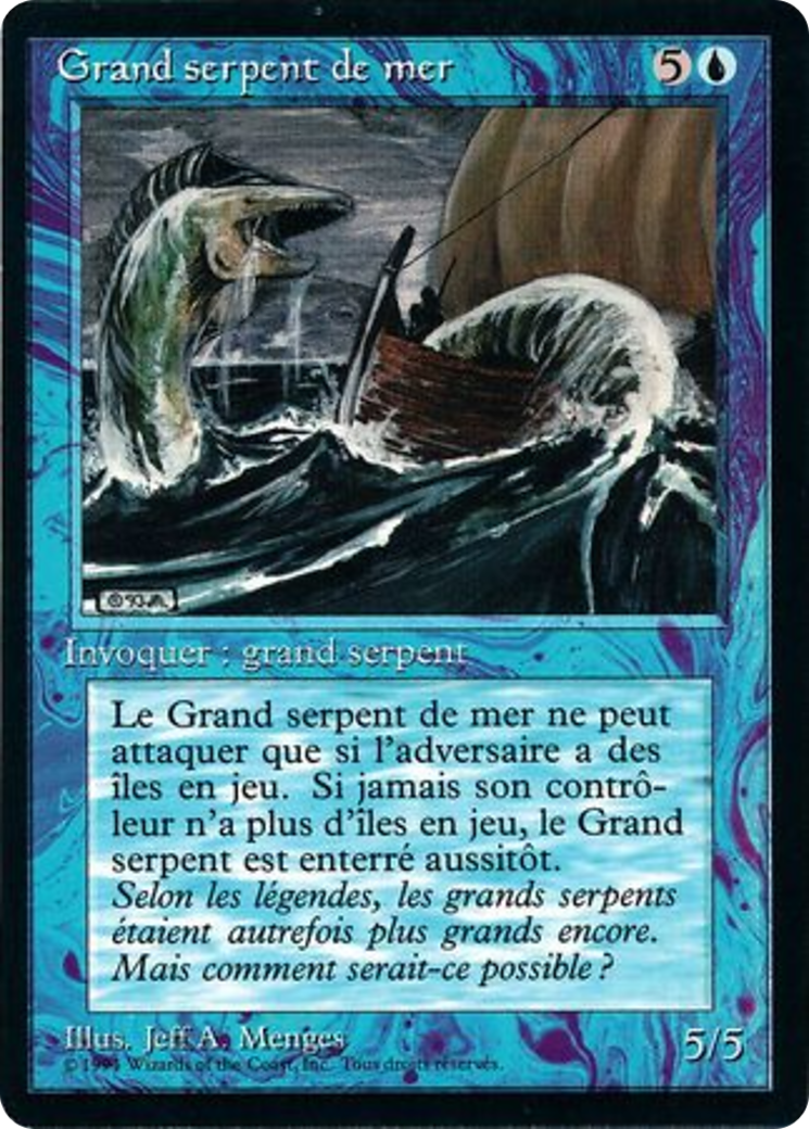 Sea Serpent (FBB-078) - Foreign Black Border