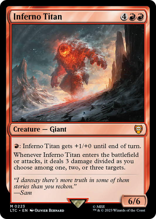 Inferno Titan (LTC-223) - Tales of Middle-earth Commander