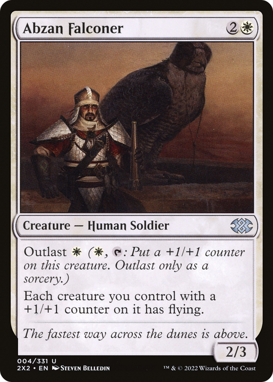 Abzan Falconer (2X2-004) - Double Masters 2022 Foil