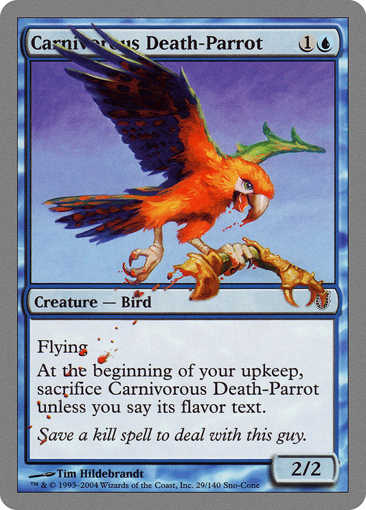 Carnivorous Death-Parrot (UNH-029) - Unhinged Foil