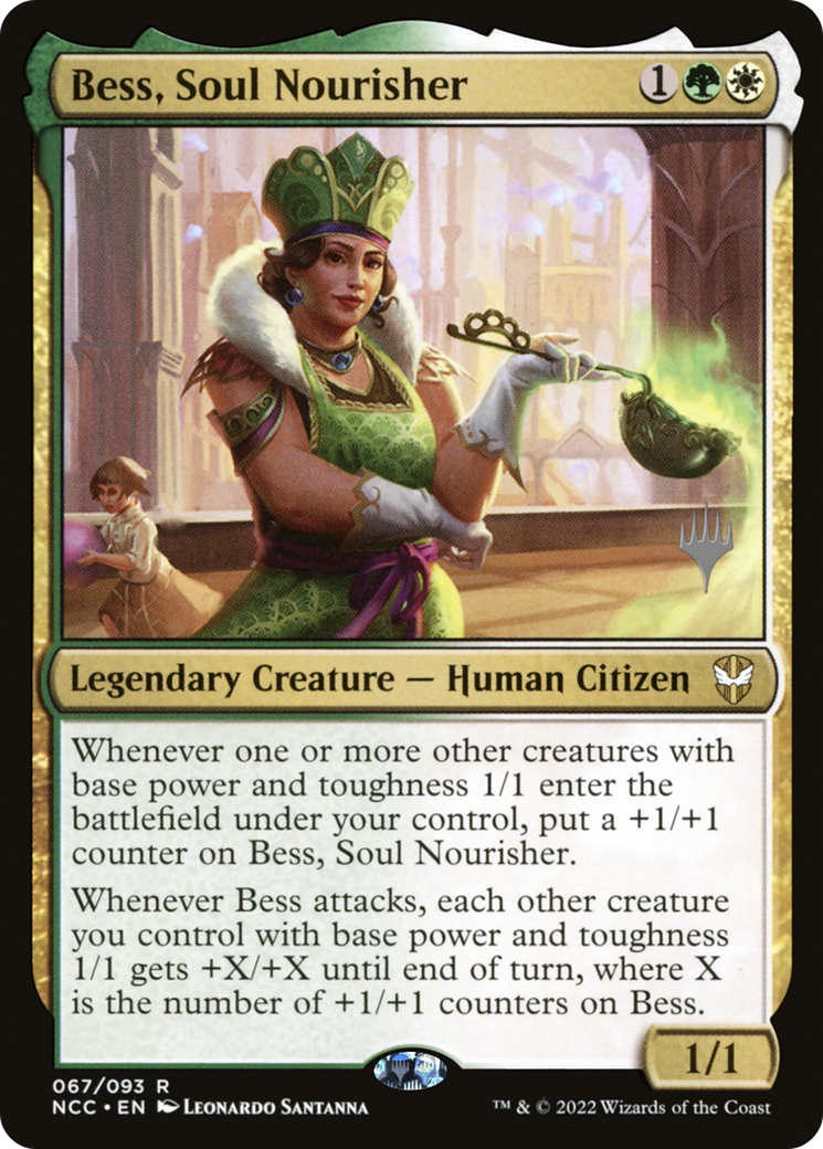 Bess, Soul Nourisher (PNCC-67P) - New Capenna Commander Promos Foil