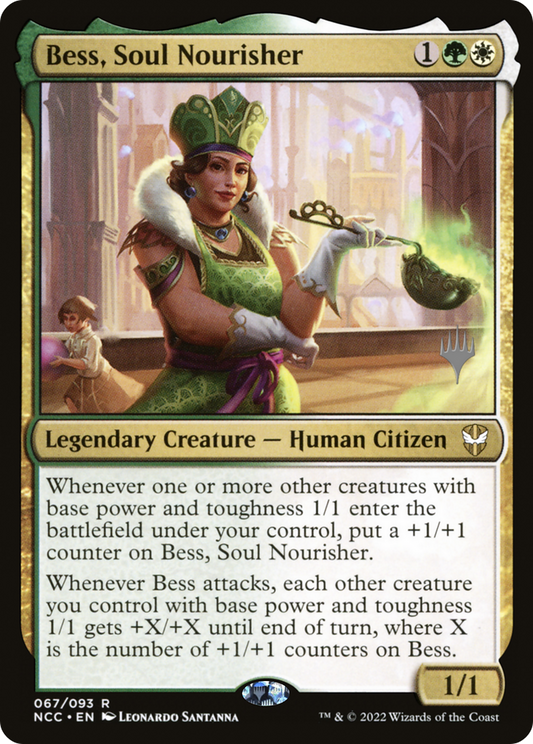 Bess, Soul Nourisher (PNCC-67P) - New Capenna Commander Promos Foil