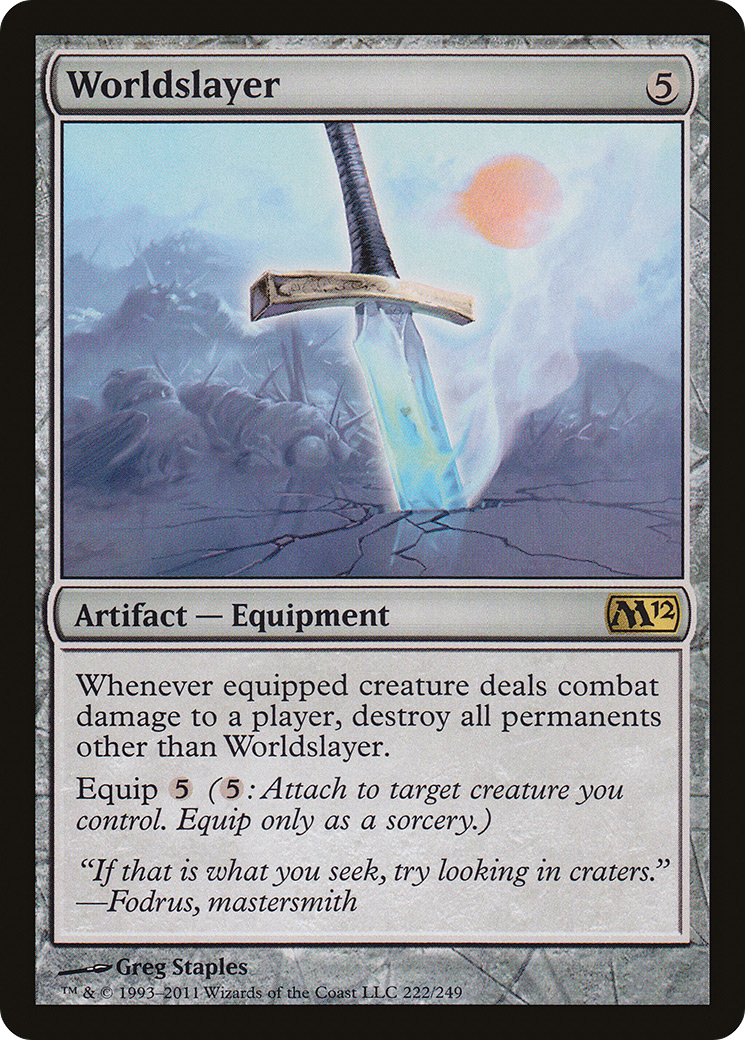 Worldslayer (M12-222) - Magic 2012 Foil