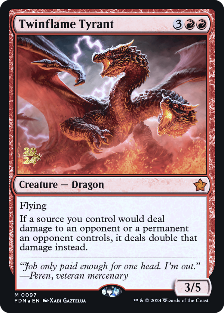 Twinflame Tyrant (PRE-097) - Foundations Promos (Prerelease) Foil