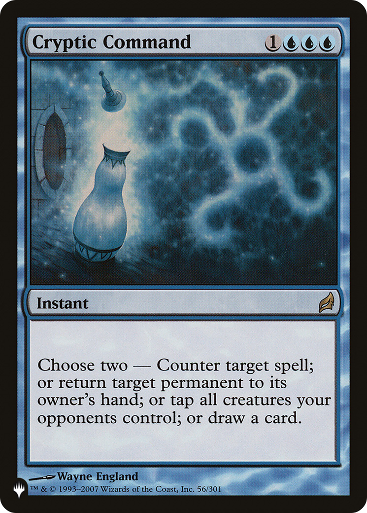 Cryptic Command (LIST-LRW-56) - The List